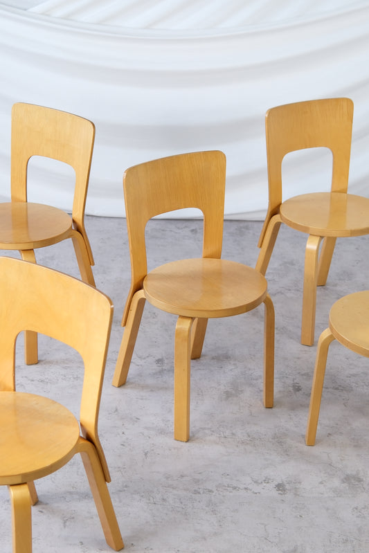 Alvar Aalto Artek 66 -tuolit, 5 saatavilla