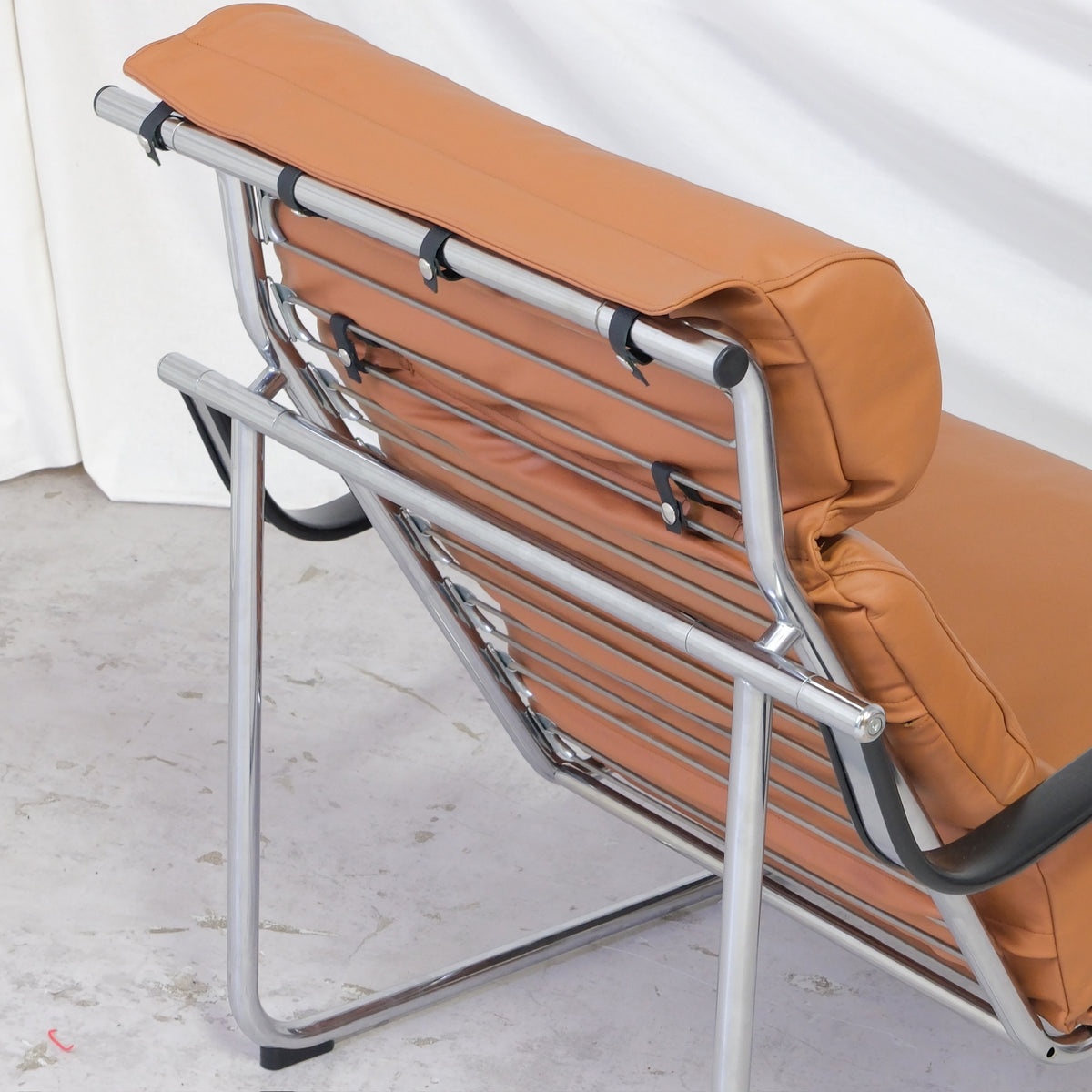 Yrjö Kukkapuro Remmi Lounge Chair in Brown Leather