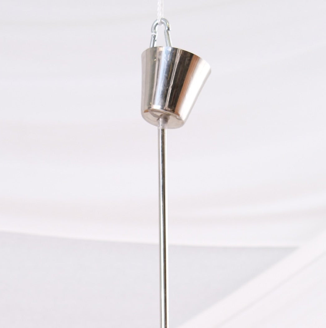 JT Kalmar Ice Block chandelier, 1960s/70s