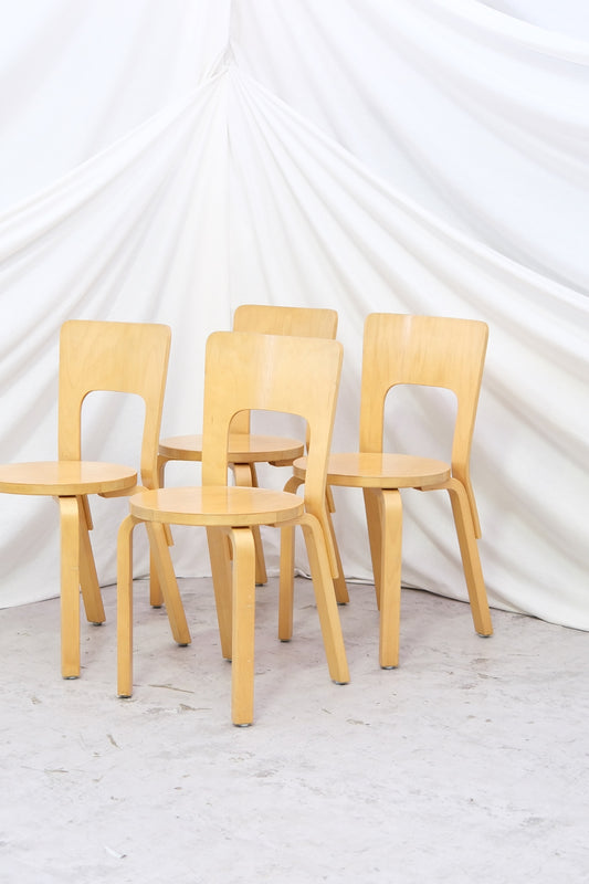 Alvar Aalto Artek 66 -koivutuolit