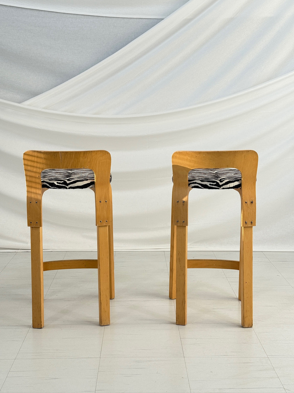 Alvar Aalto K65 stool for Artek