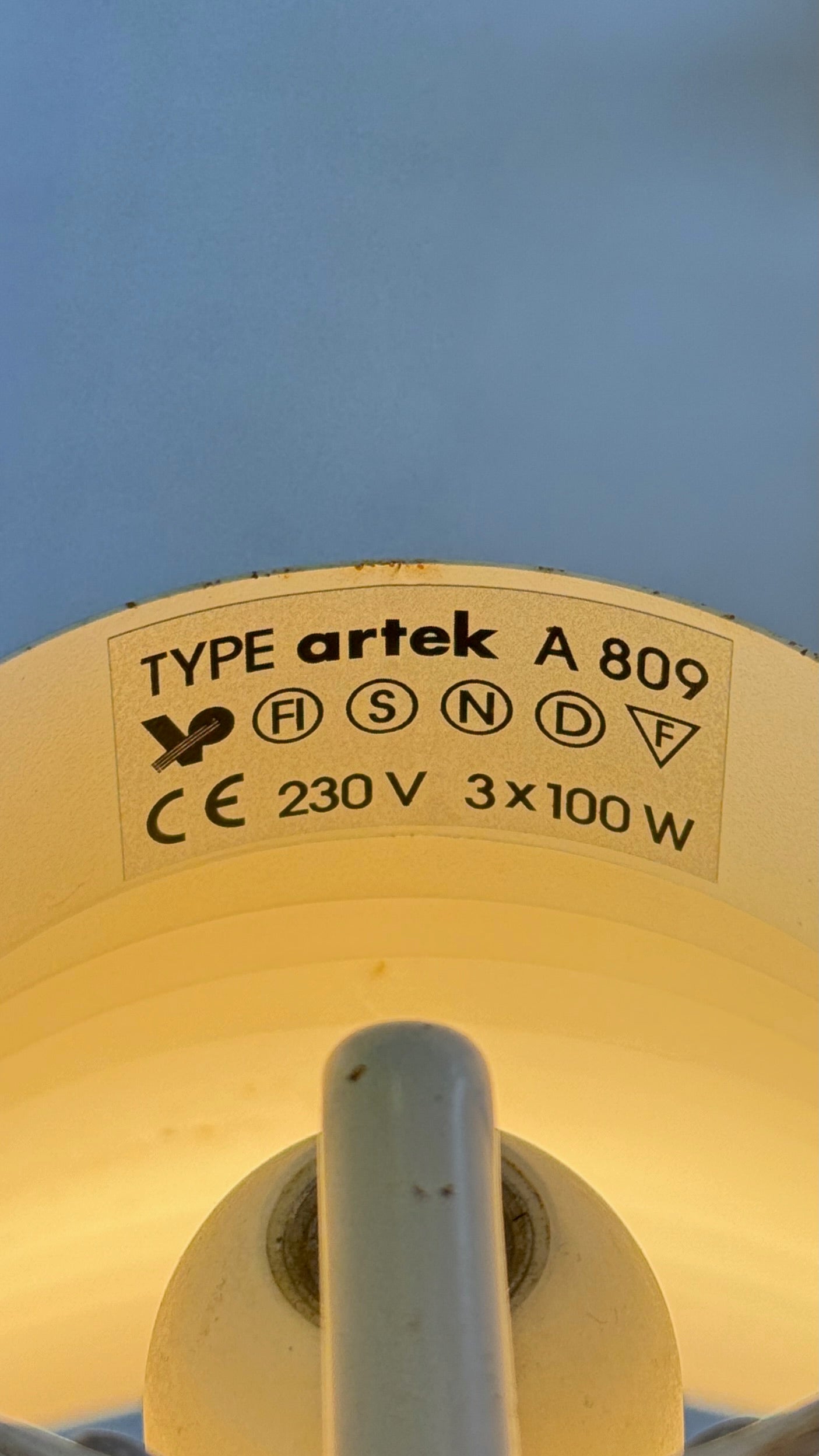 Artek A809 lattiavalaisin – Alvar Aalto