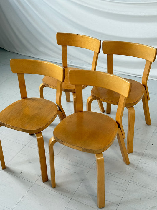 Alvar Aalto Artek 69 -tuolit, 4 kpl