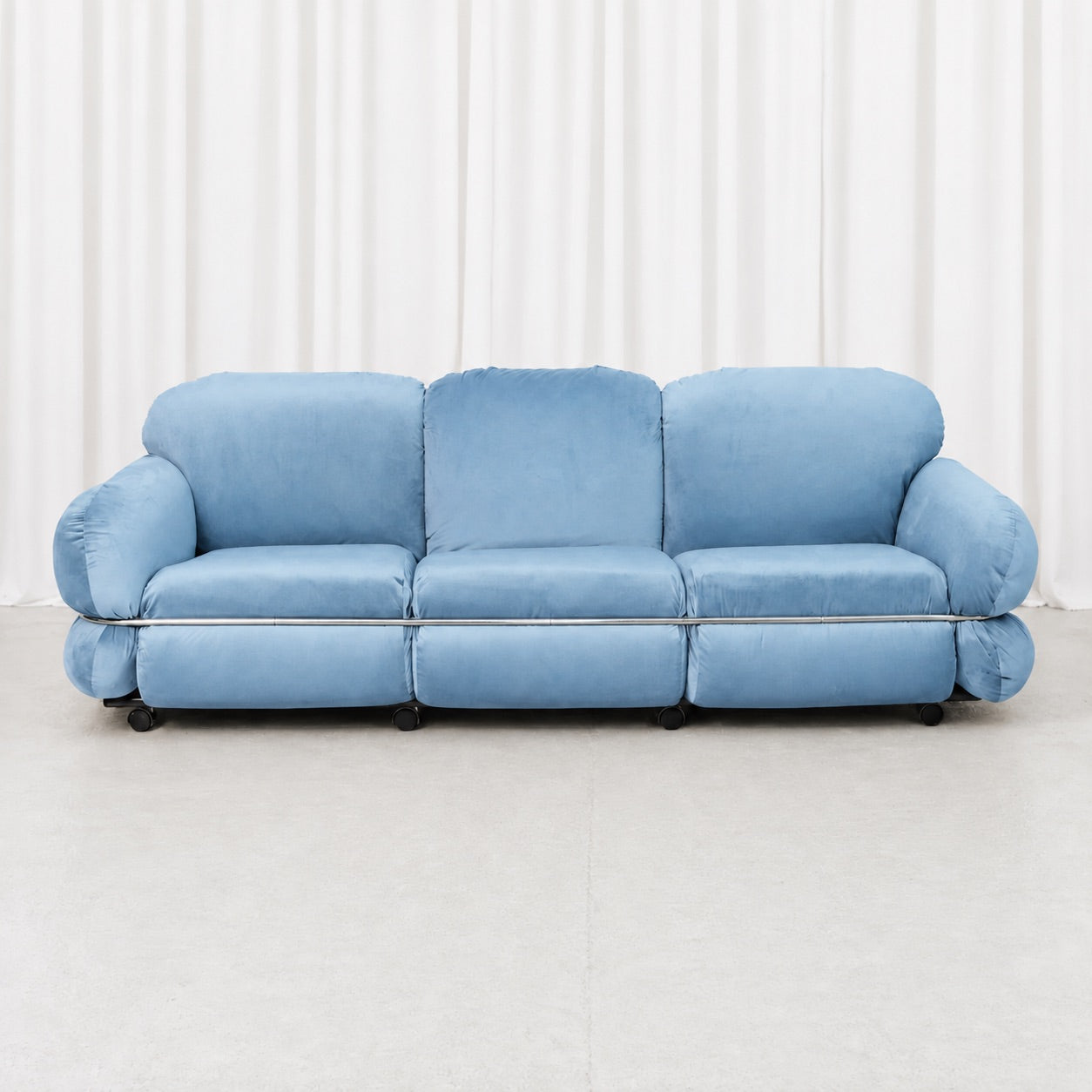 Hannibal Sofa by Isku, Designed by Kurt Hvitsjö with Custom Upholstery