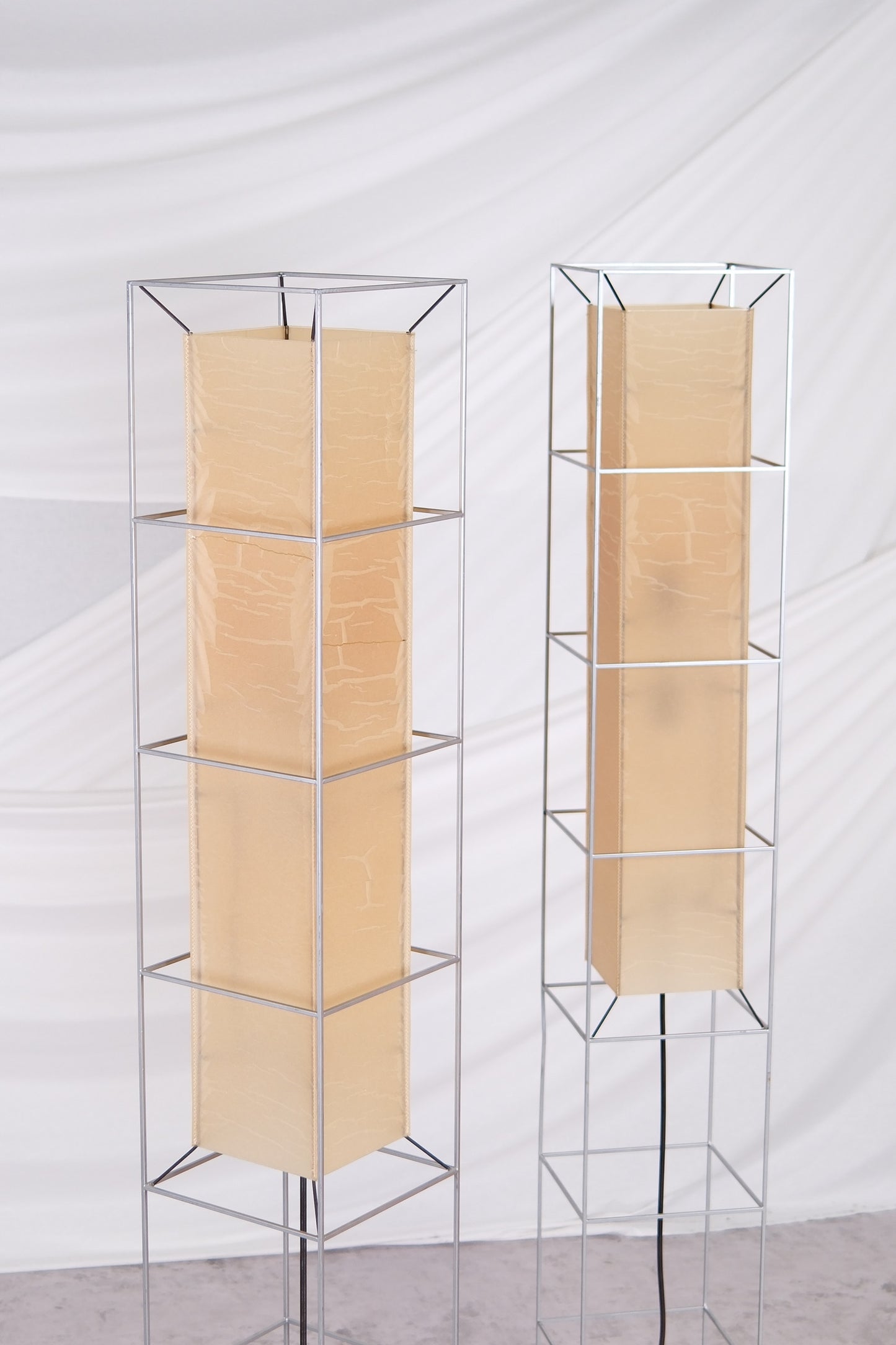 Vintage Brutalist Floor Lamps