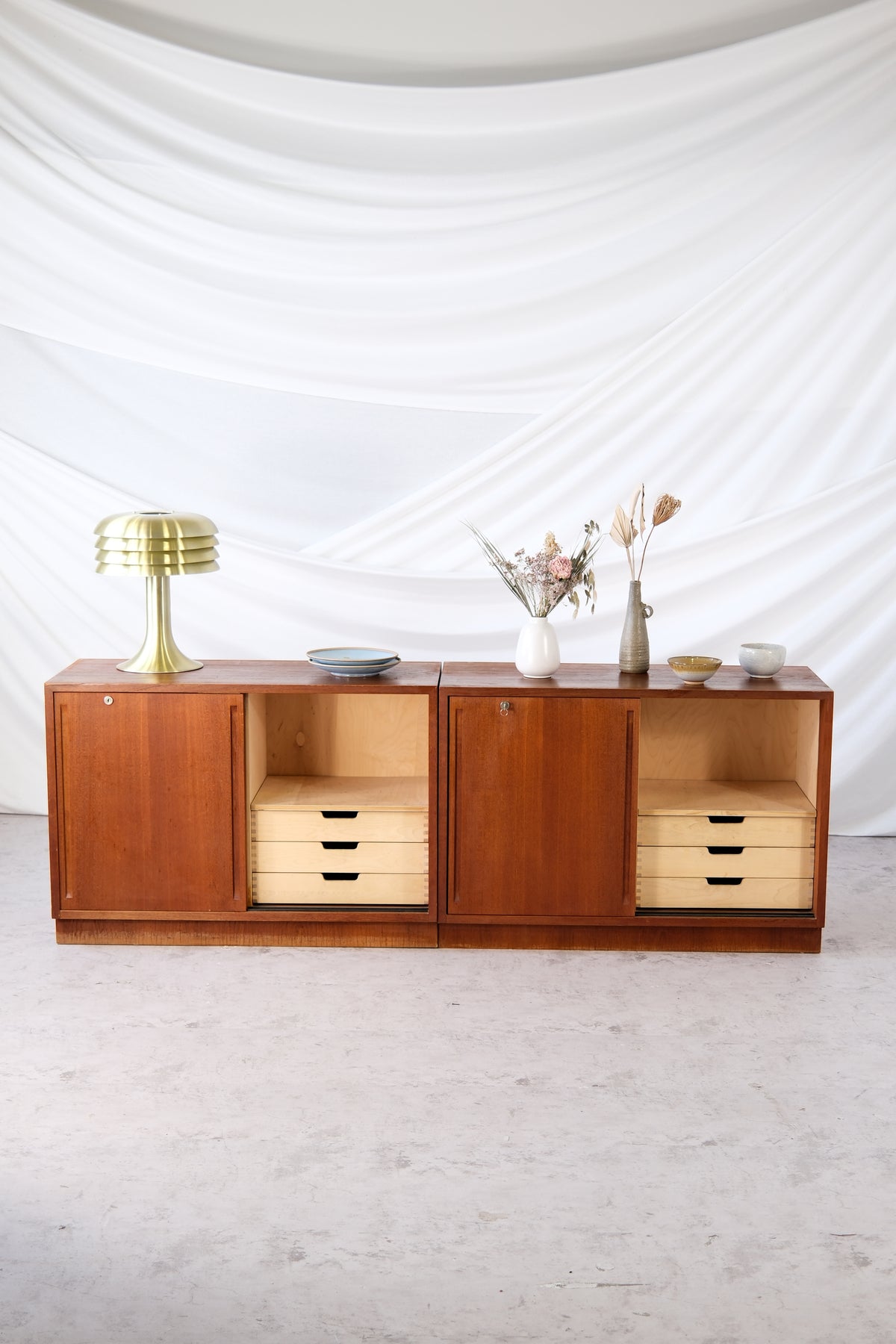 Teak Sideboards Hiort af Ornäs (2 pieces)