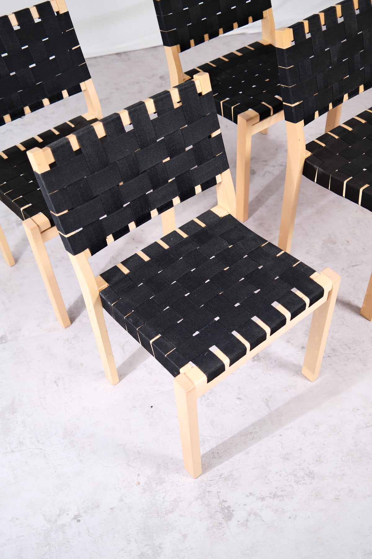 Artek 611 Chairs by Alvar Aalto