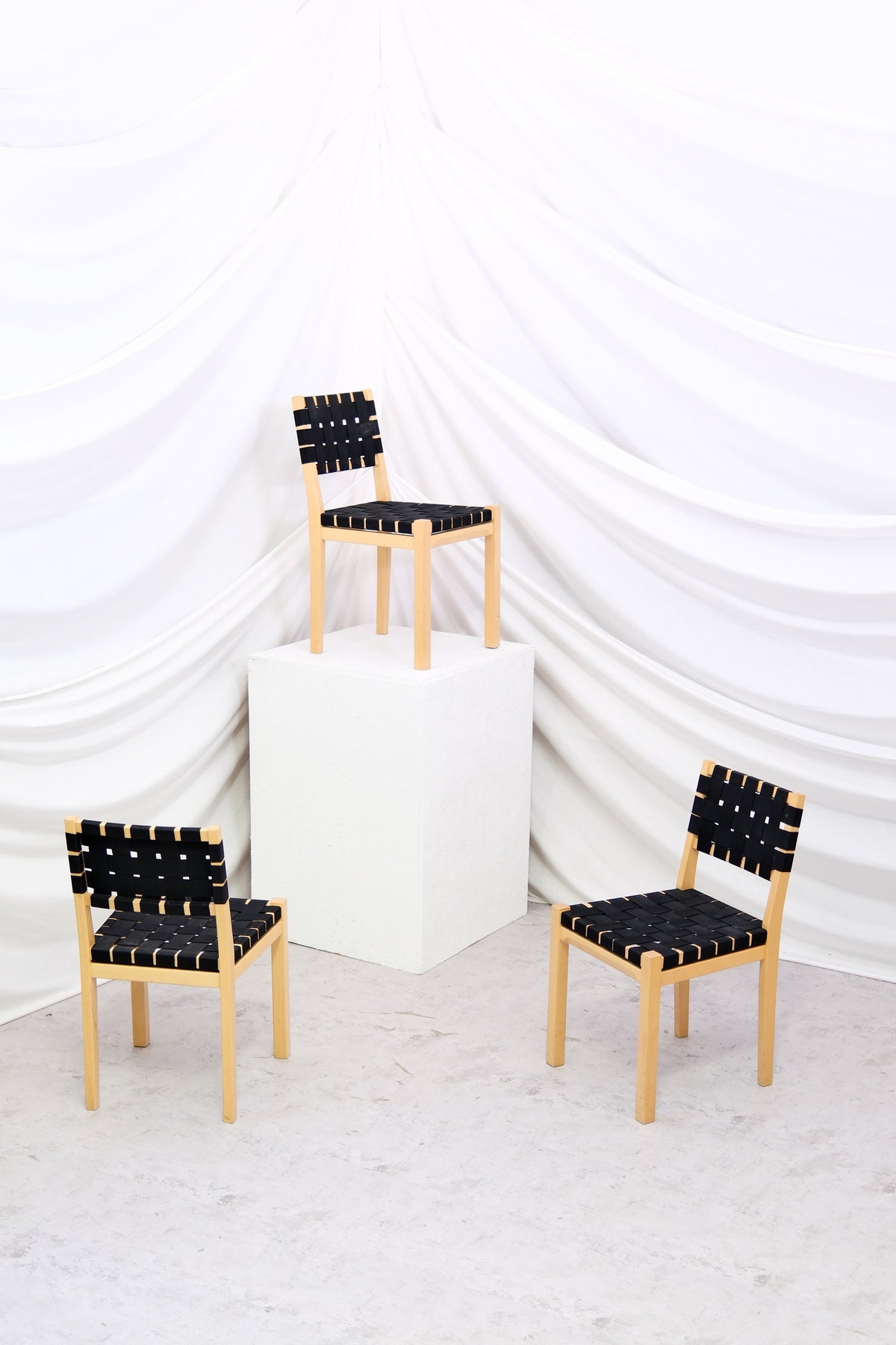 Vintage Artek 615 -tuolit, 6 kpl