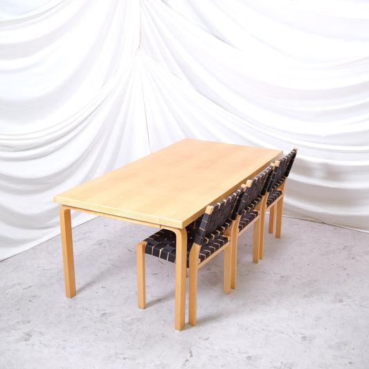 Vintage Alvar Aalto pöytä 83, valmistaja Artek