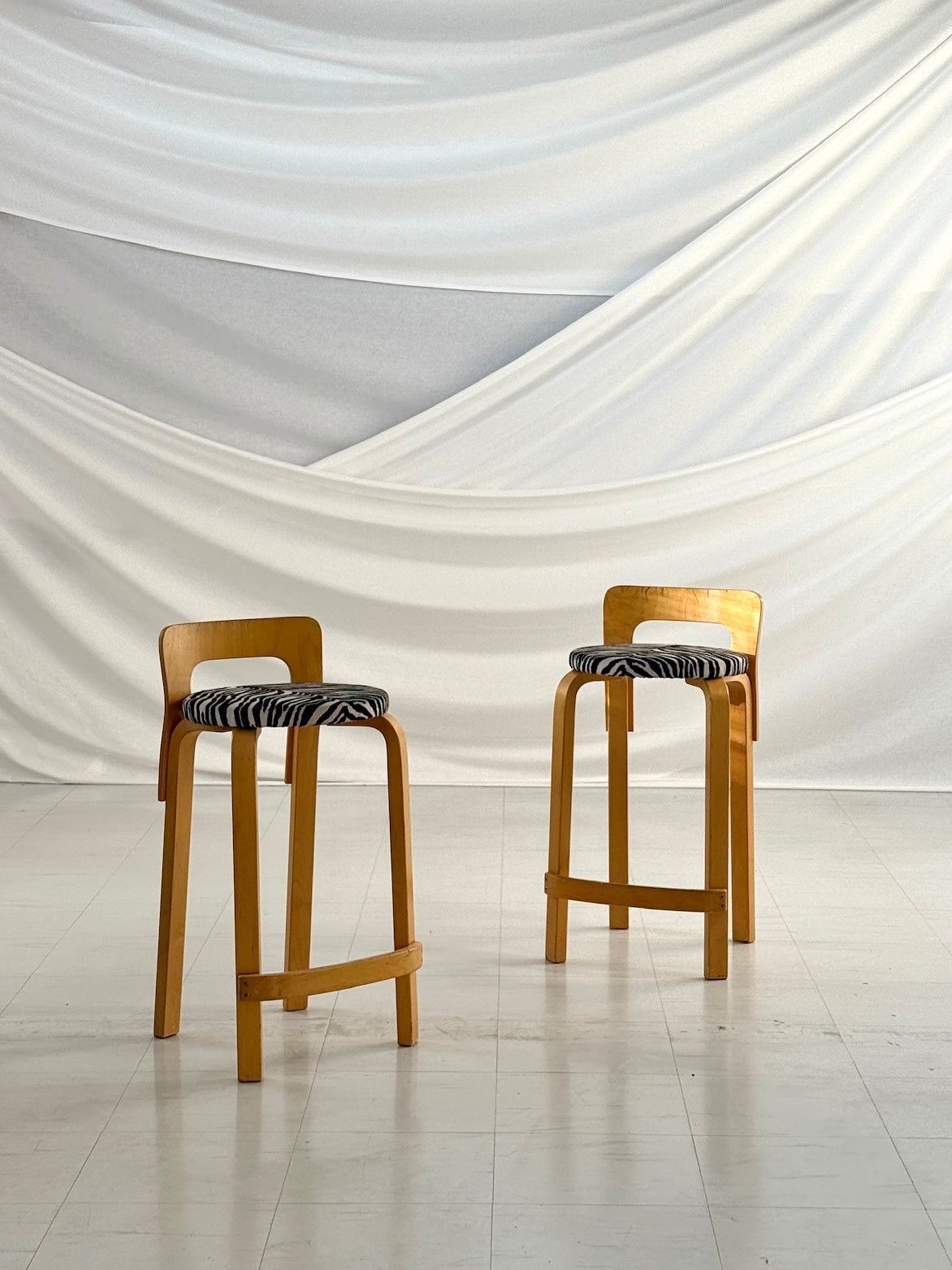 Alvar Aalto K65 stool for Artek