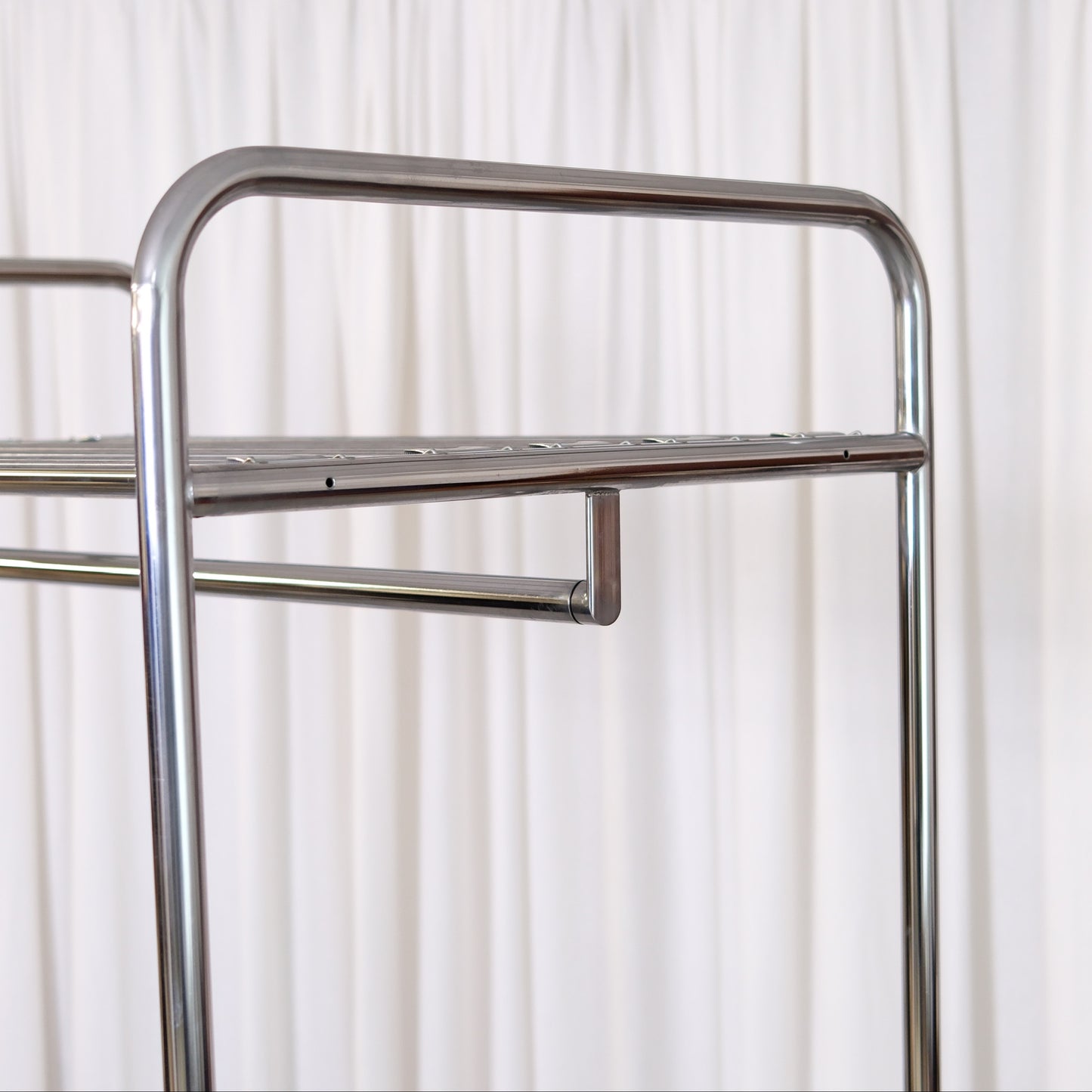 Yrjö Kukkapuro Remmi 80 Coat Rack in Chrome, 1970s