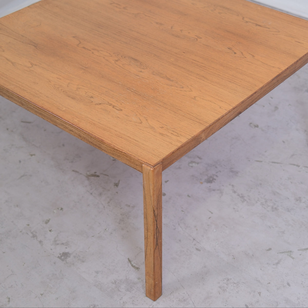 Vintage Rosewood Coffee Table 90 x 90 cm
