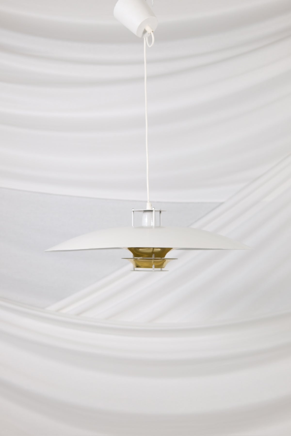 Valaisinpaja, Juha Leiviskä 341 Ceiling Lamp Brass Accents
