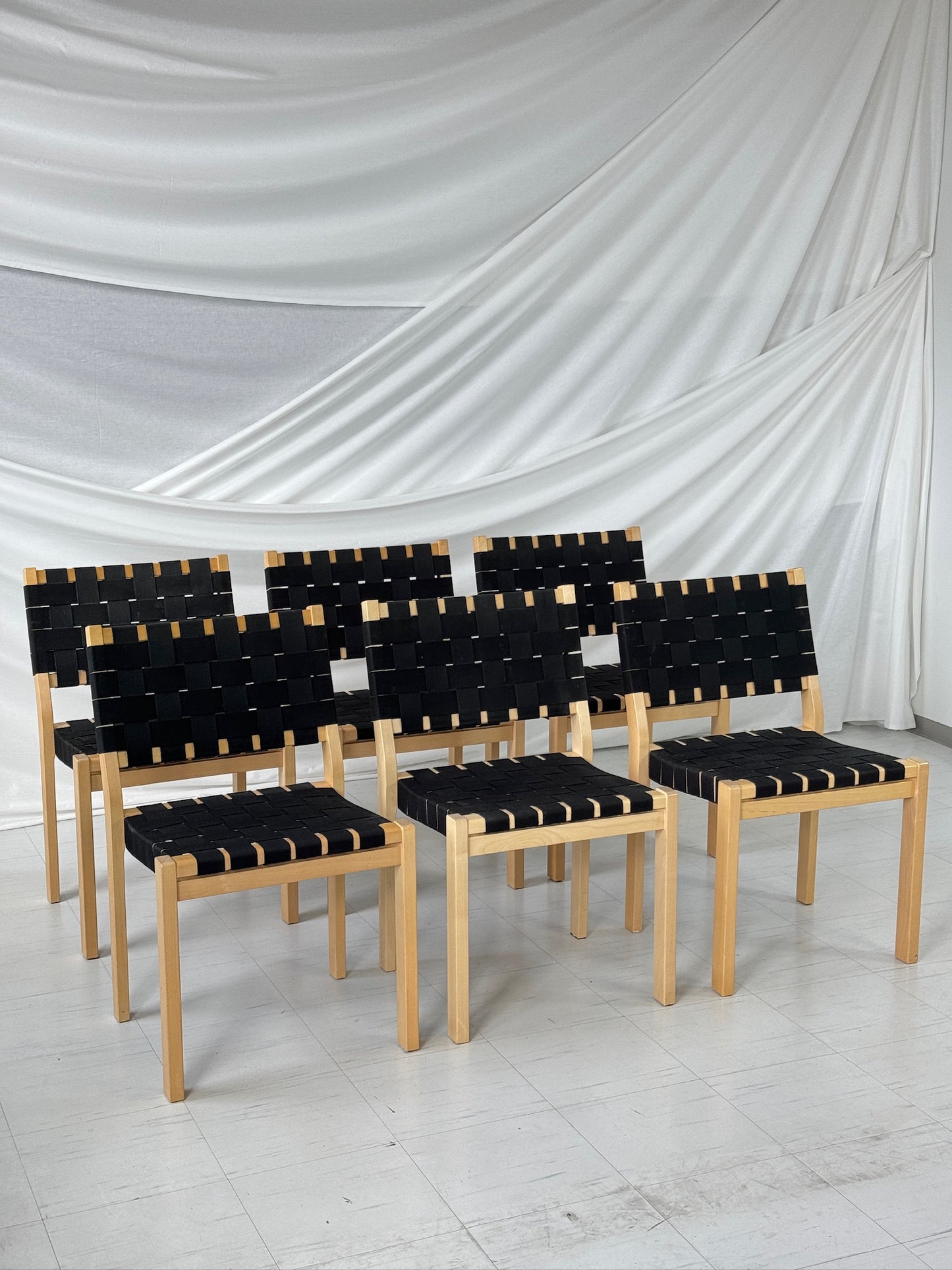 Artek Model 611 Chair by Alvar Aalto