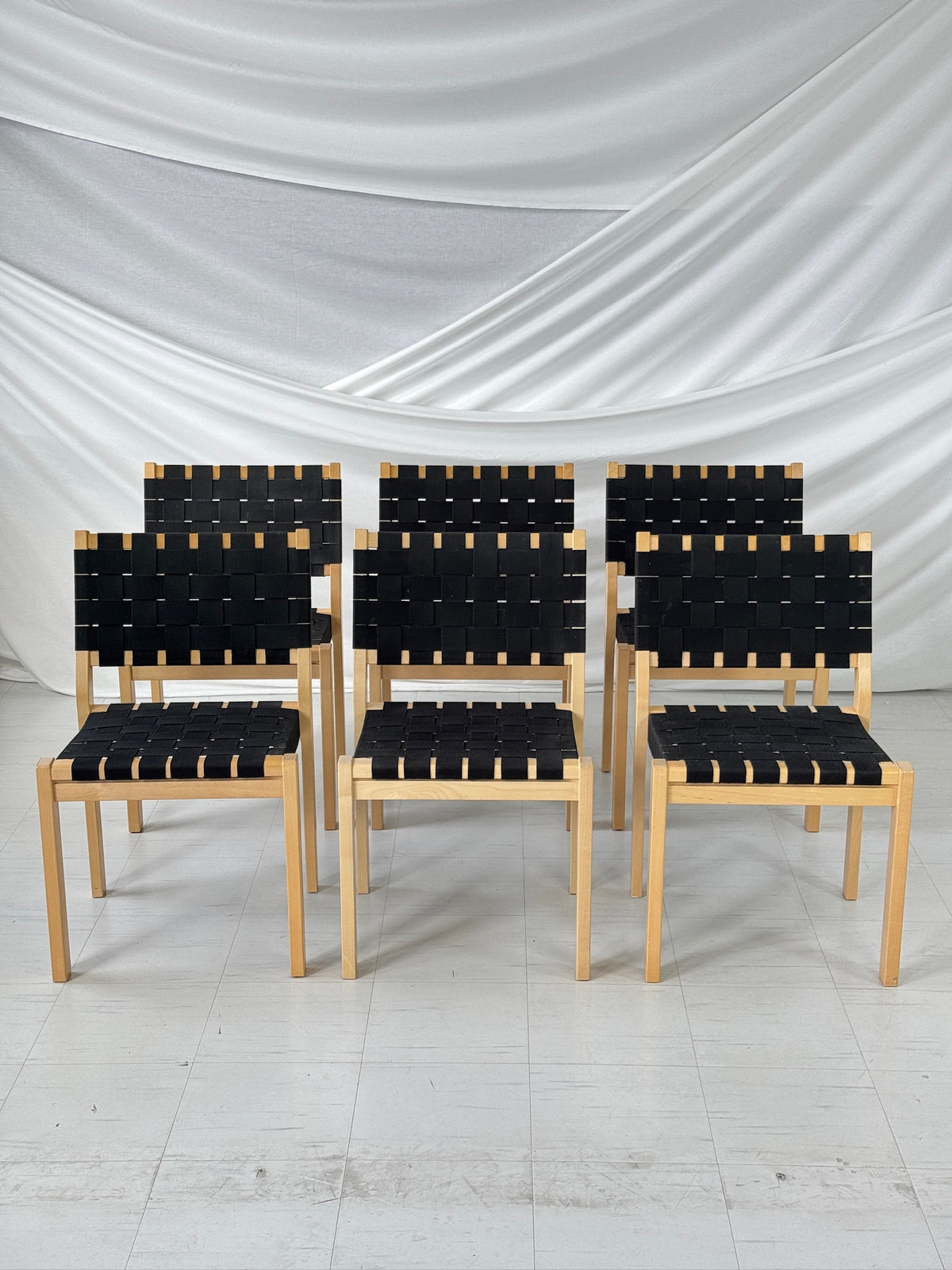 Artek Model 611 Chair by Alvar Aalto