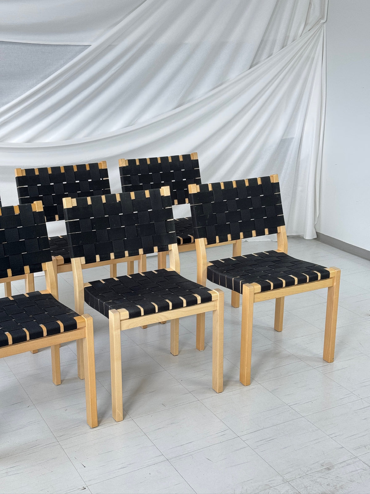Artek Model 611 Chair by Alvar Aalto