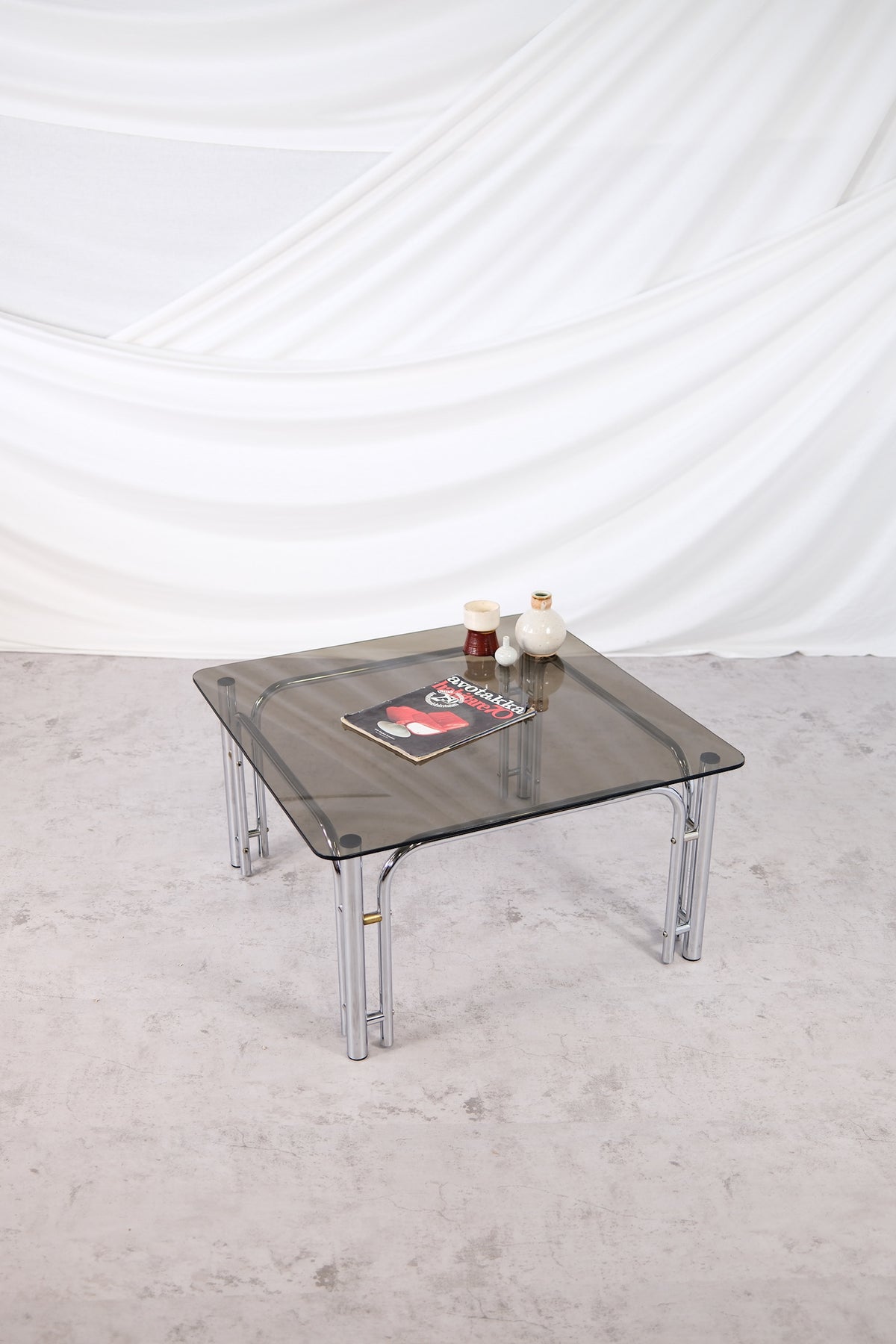 Vintage Square Coffee Table 1970s