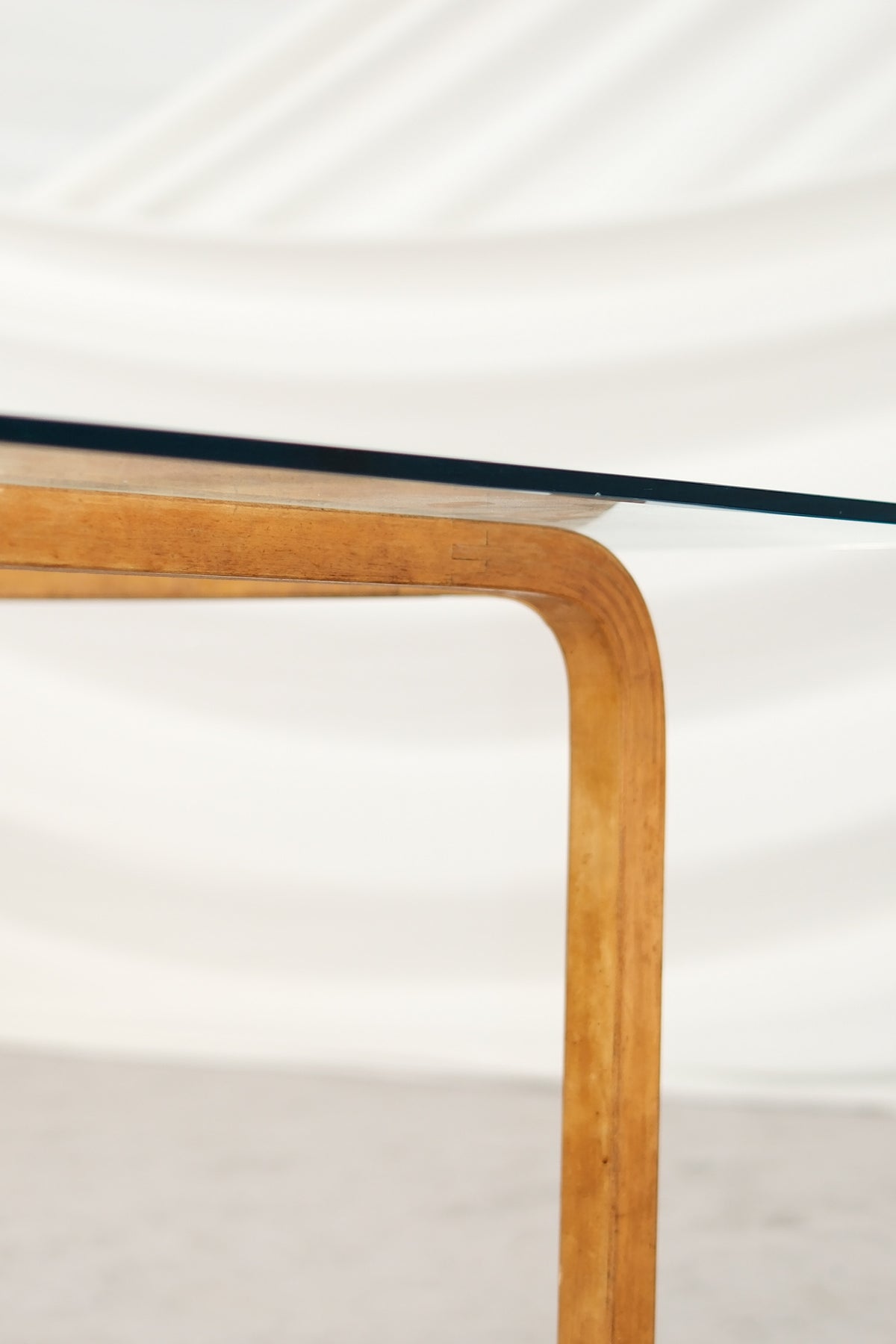 Rare 1950s Artek Y805 Coffee Table by Alvar Aalto with Special Finger Joints