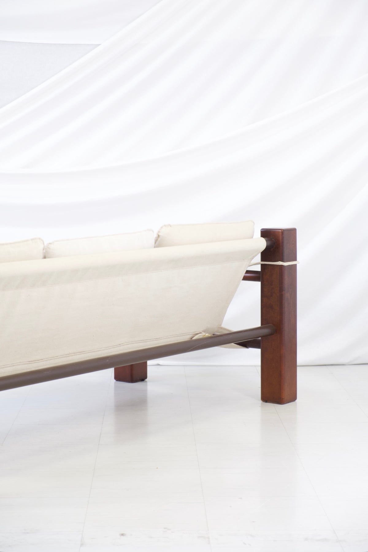 Vintage Brazilian Safari 3-Seater Sofa, 1970s