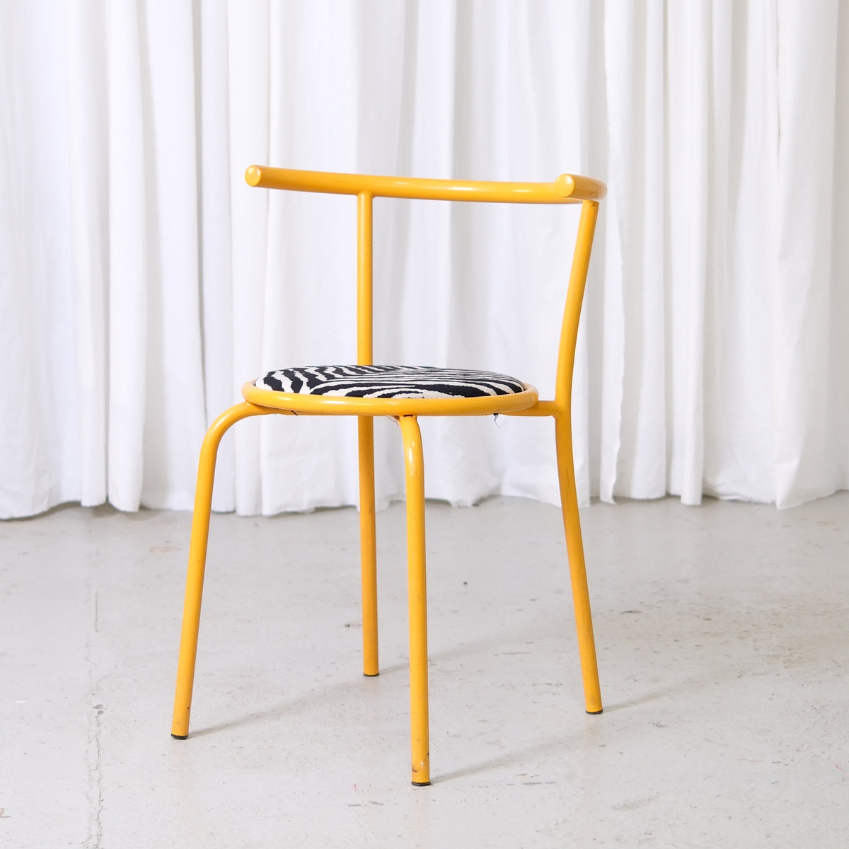 Yellow Vintage Zebra Chairs