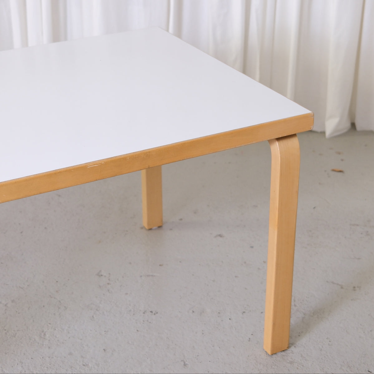 Alvar Aalto Artek 82A Table in White Laminate