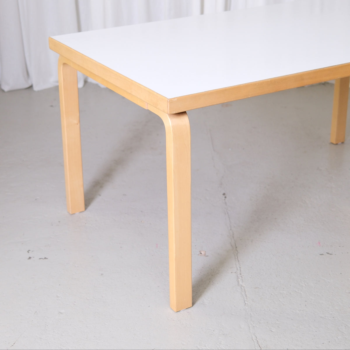 Alvar Aalto Artek 82A Table in White Laminate