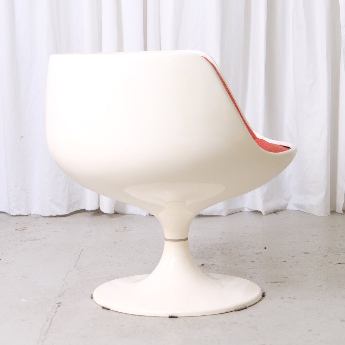 Vintage Eero Aarnio Cognac Lounge Chair for Asko