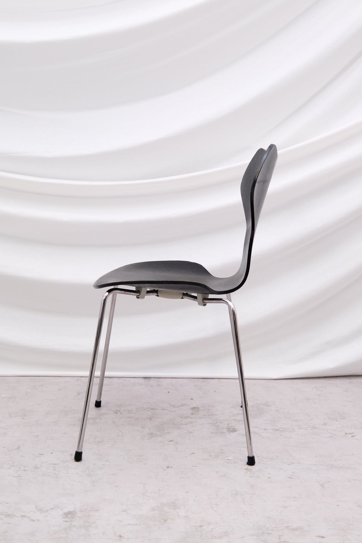 Fritz Hansen Grand Prix Chairs Black Wood