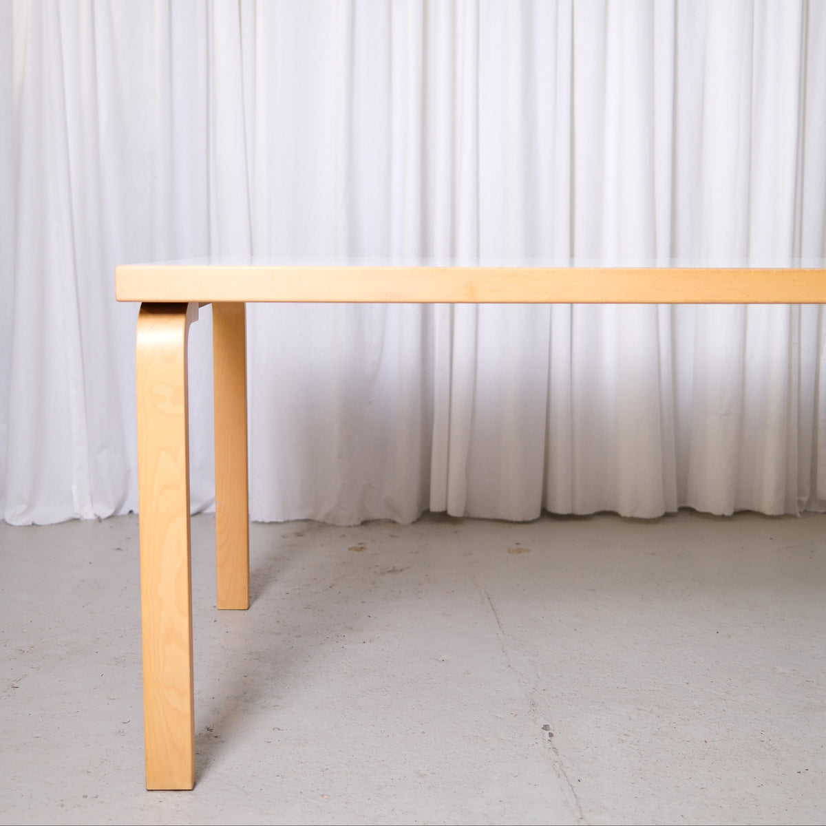 Alvar Aalto Artek 83 Table in White Laminate