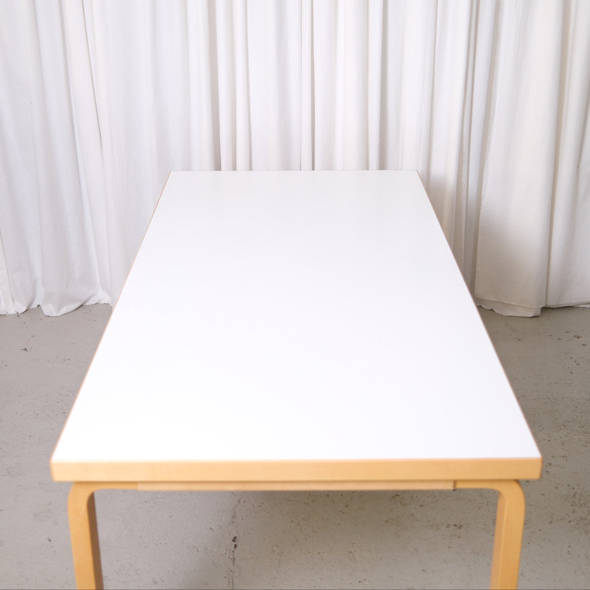 Alvar Aalto Artek 83 Table in White Laminate