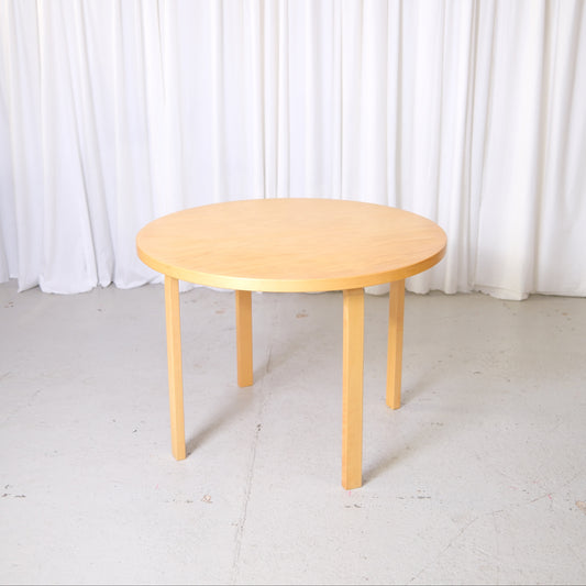 Artek 90A Round Table by Alvar Aalto