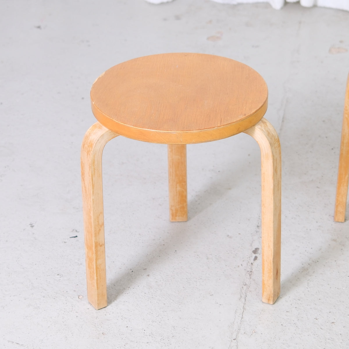 Artek Finger Joint Stool, 1950s