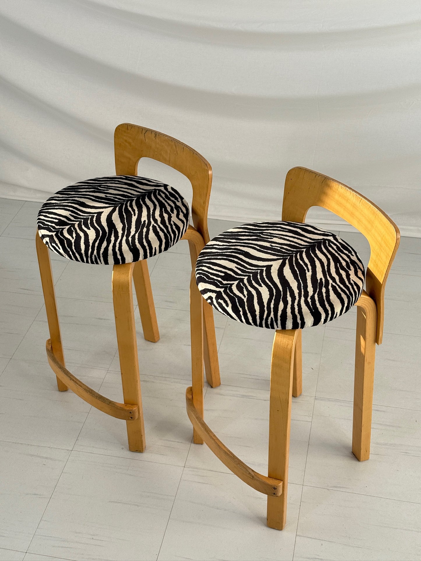 Alvar Aalto K65 stool for Artek