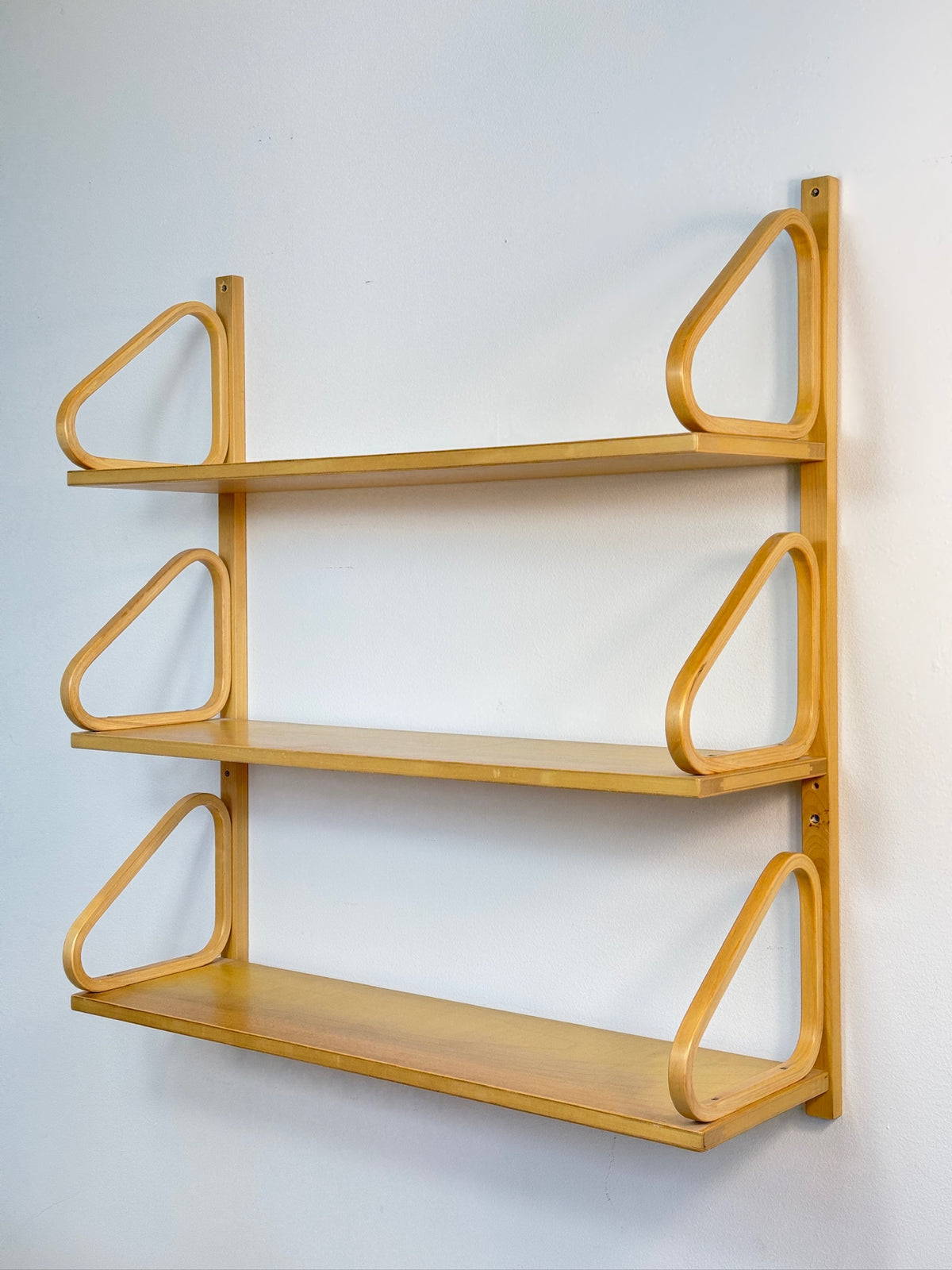 Alvar Aalto Wall Shelf 112B 3-Part