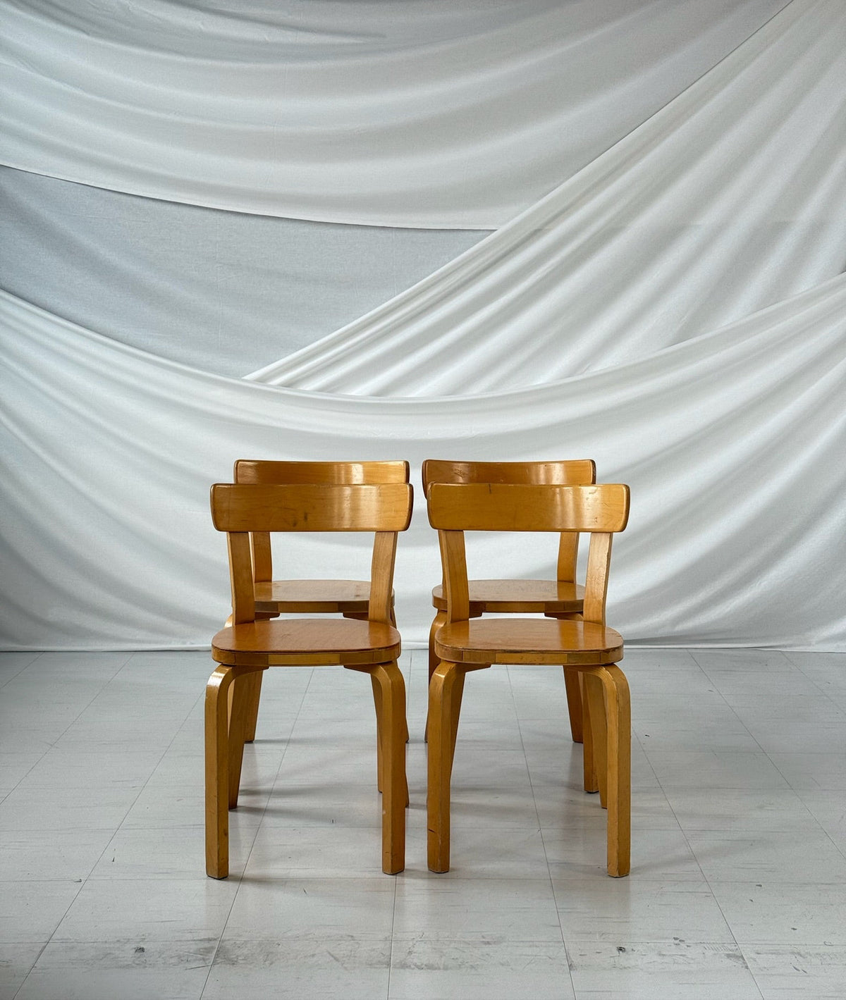 Artek 69 Chair by Alvar Aalto (set of 4)