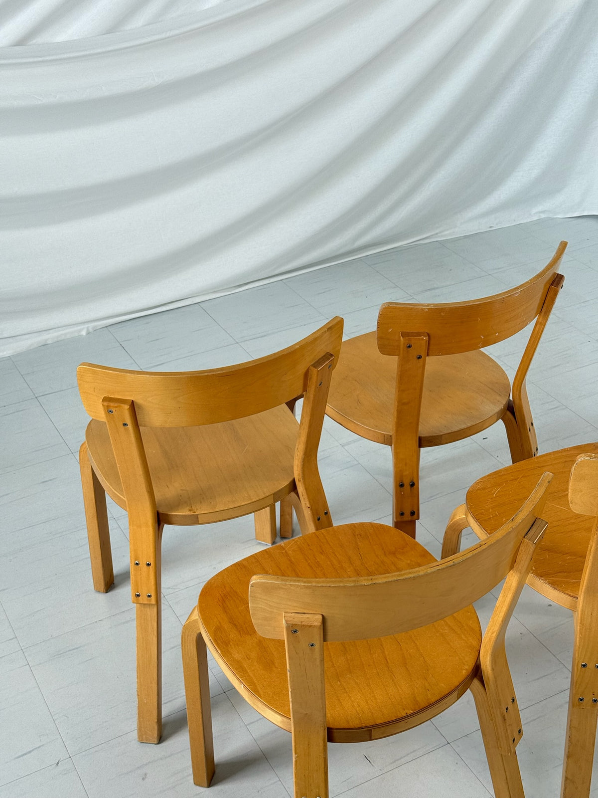 Artek 69 Chair by Alvar Aalto (set of 4)