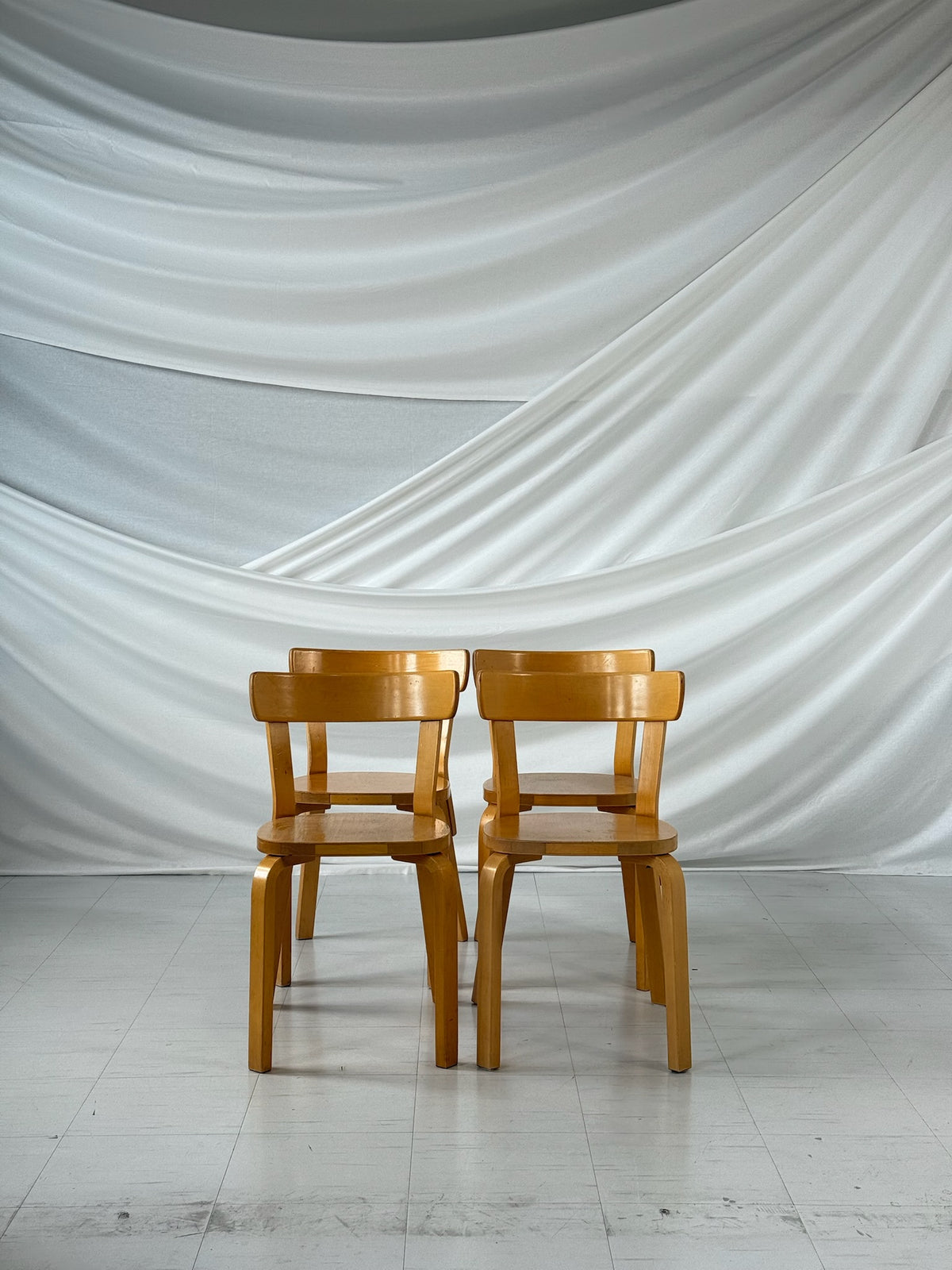 Artek 69 Chair by Alvar Aalto (set of 4)