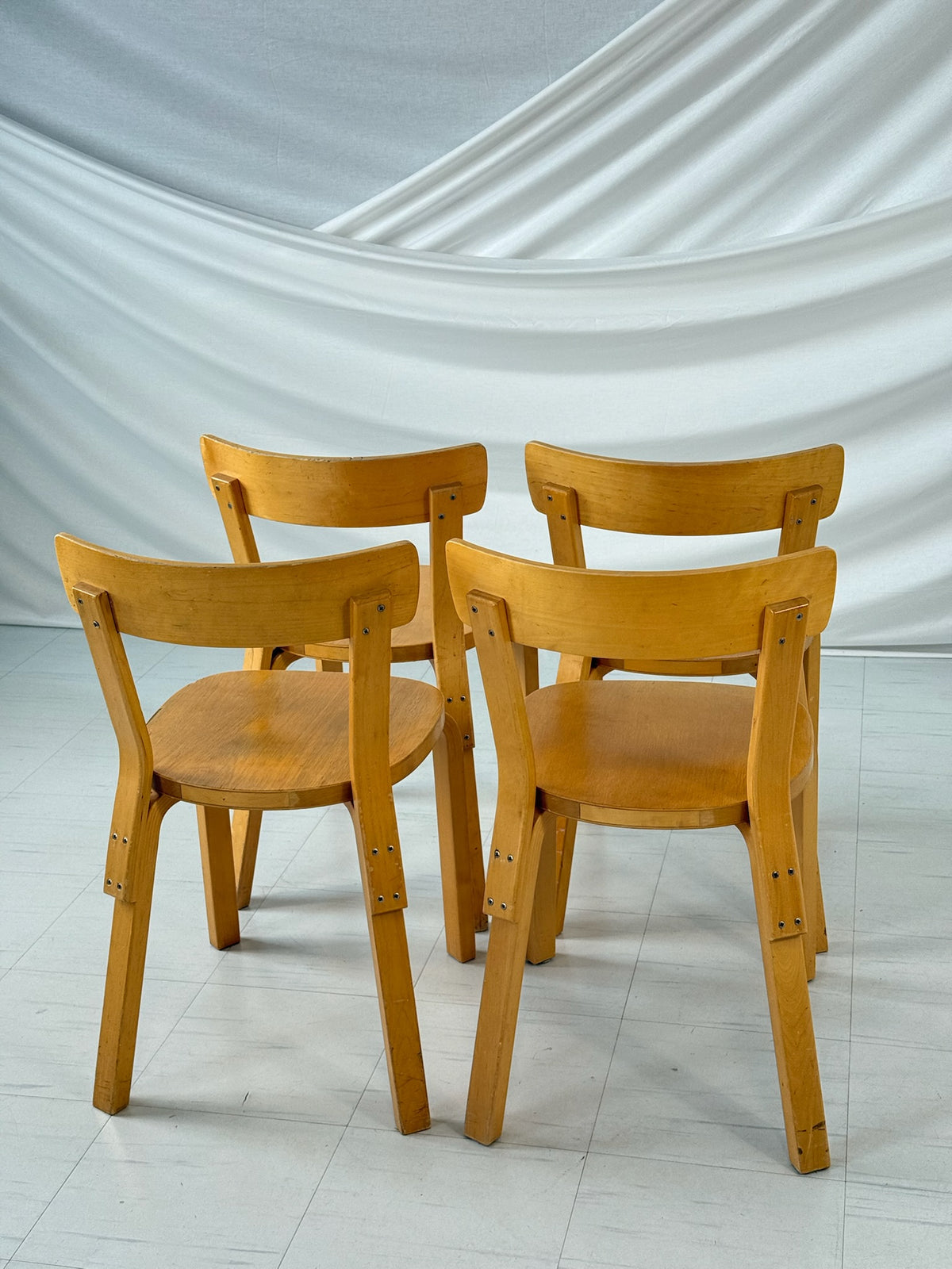 Artek 69 Chair by Alvar Aalto (set of 4)