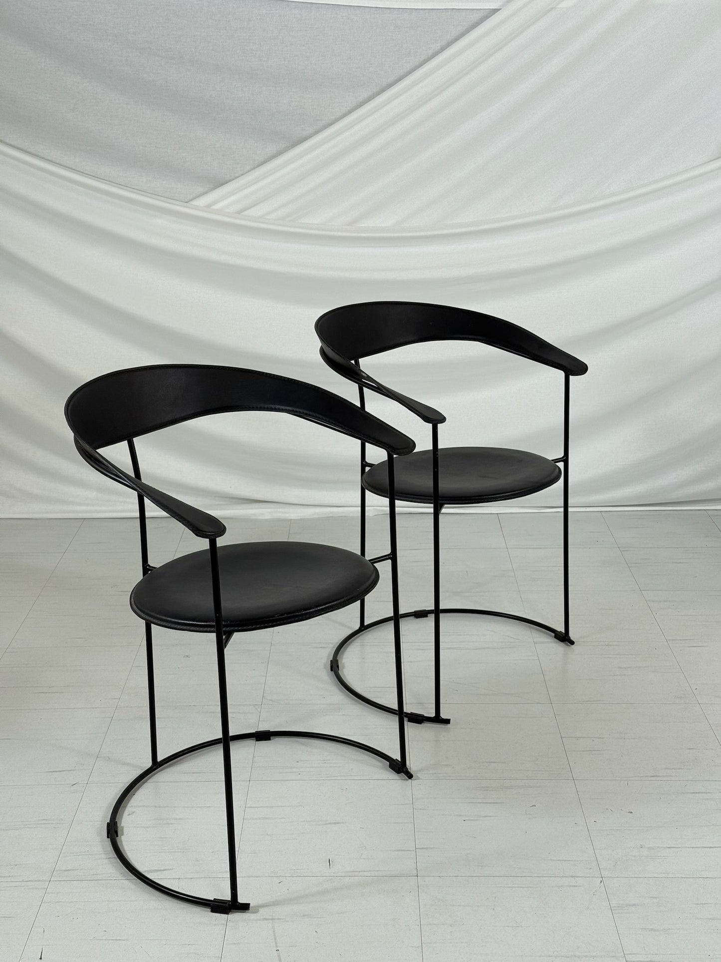 Pair of Vintage Italian Dining Chairs