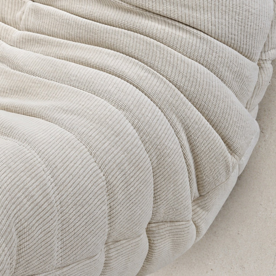 Ligne Roset Togo 2-Seater Sofa in Light Textured Fabric