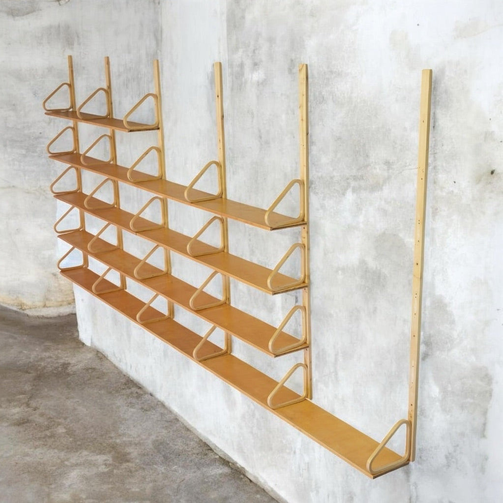 Alvar Aalto Custom Artek Wall Shelf
