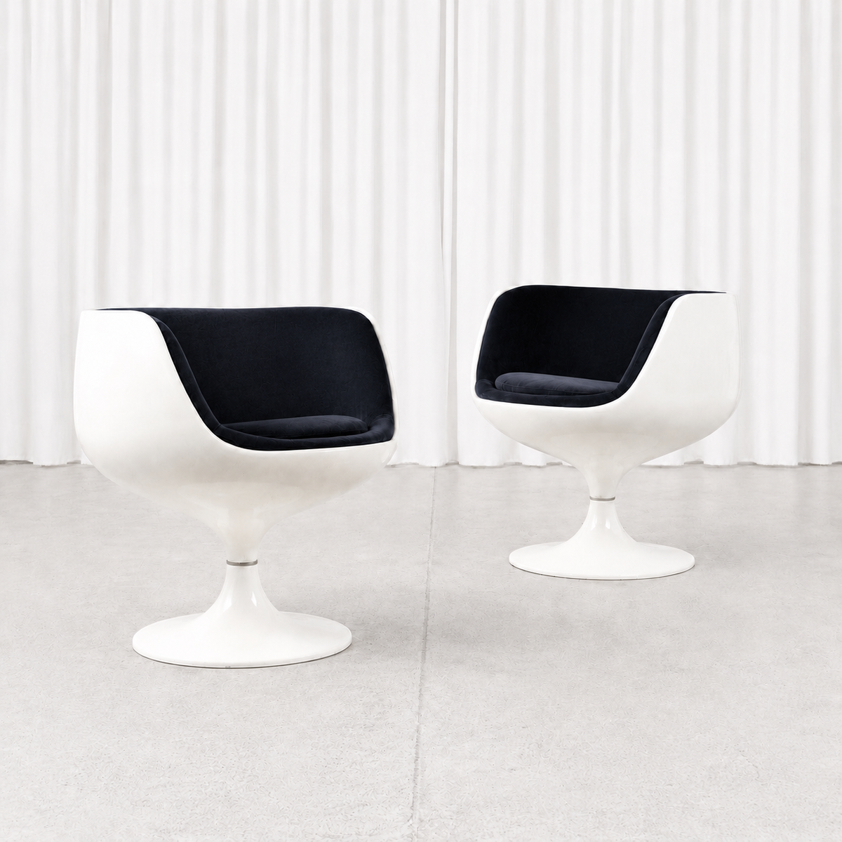 Eero Aarnio Cognac Lounge Chair for Asko with Custom Upholstery