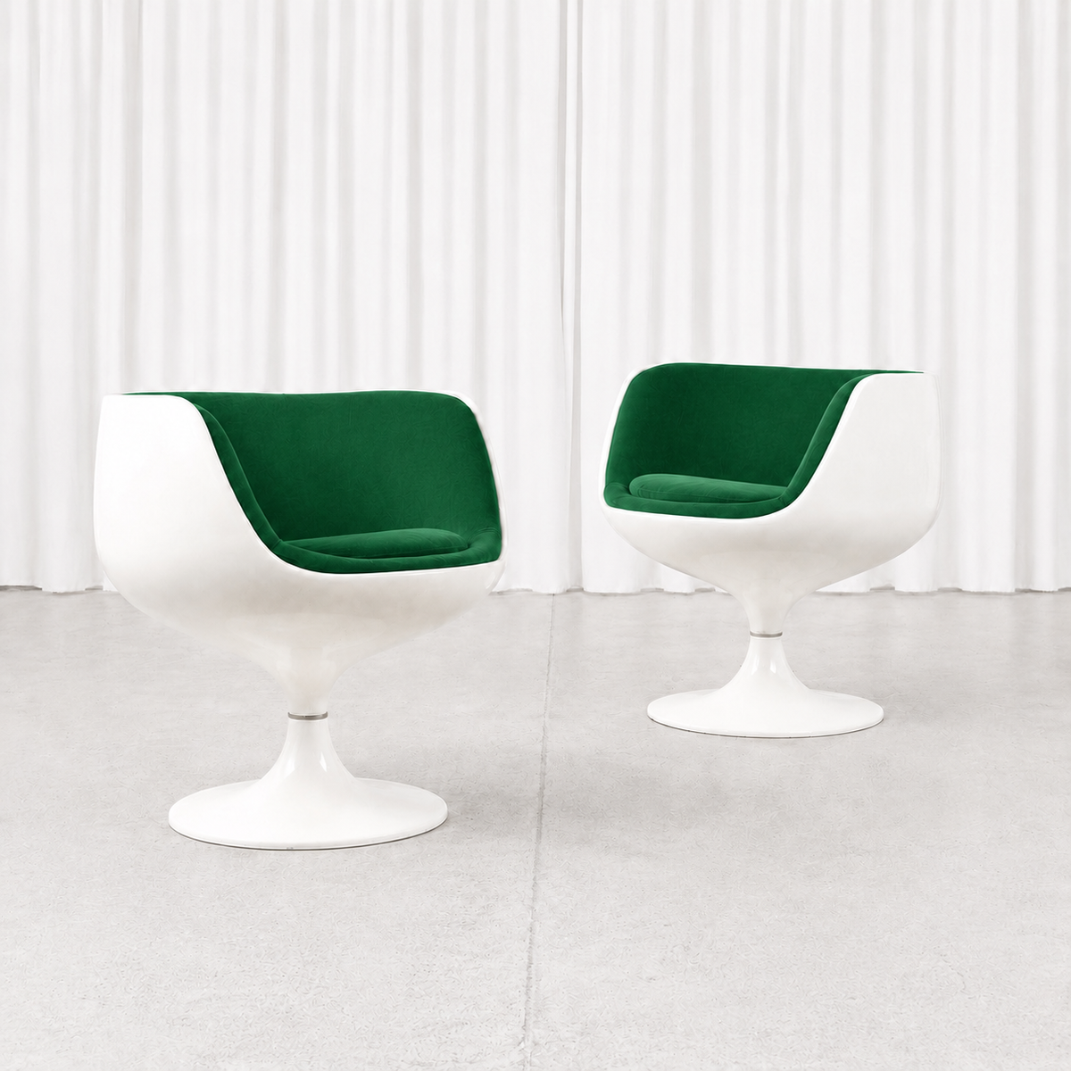 Eero Aarnio Cognac Lounge Chair for Asko with Custom Upholstery