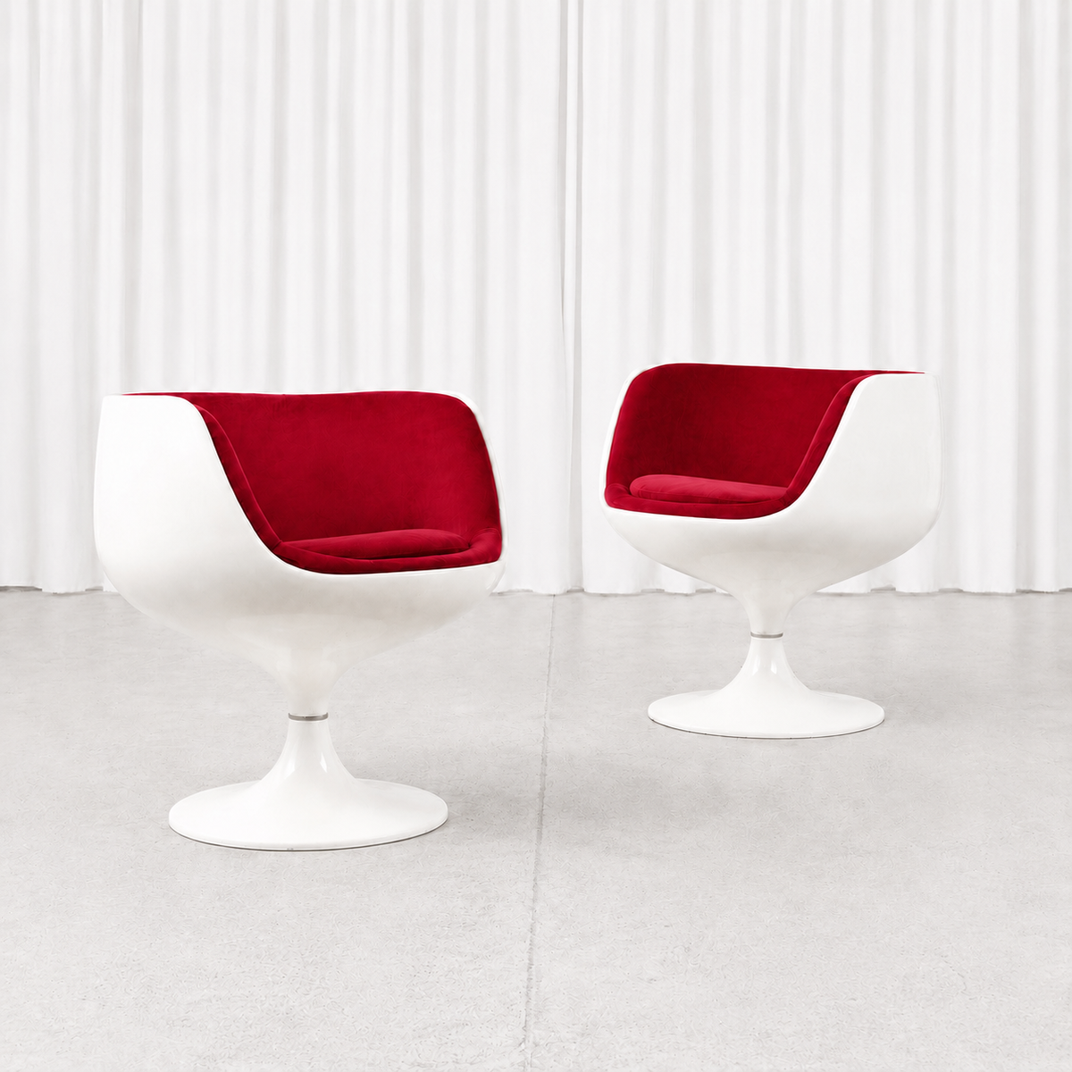 Eero Aarnio Cognac Lounge Chair for Asko with Custom Upholstery