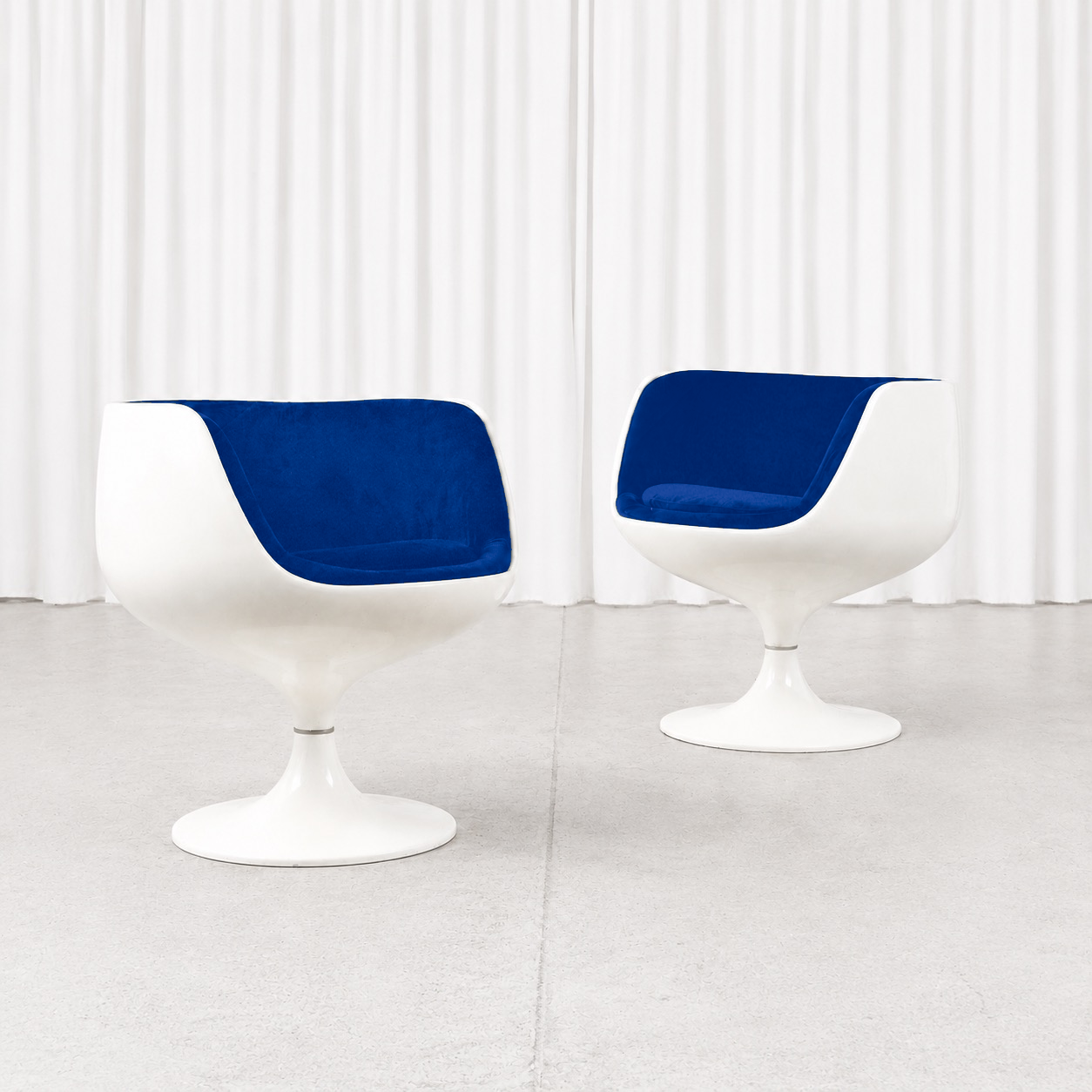 Eero Aarnio Cognac Lounge Chair for Asko with Custom Upholstery