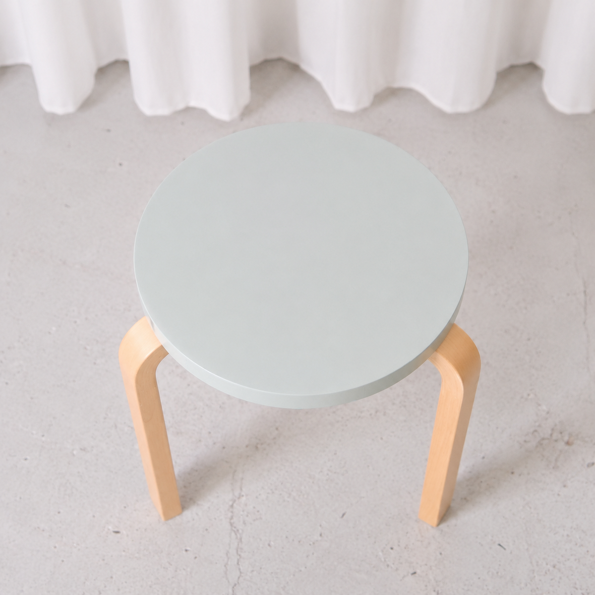 Artek Stool 60 Mint Green 80th Anniversary by Alvar Aalto, 2013